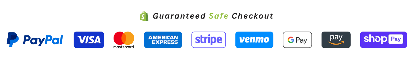 Visa MasterCard PayPal Google Pay Stripe